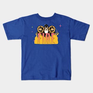 Fire Wizard Kids T-Shirt